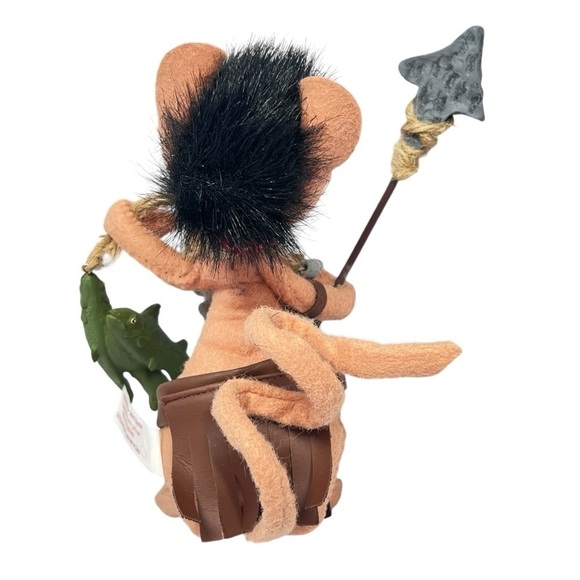 NWOT ANNALEE Native American Indian Boy 6" Mouse with String of Fish 2006 - Picture 6 of 12